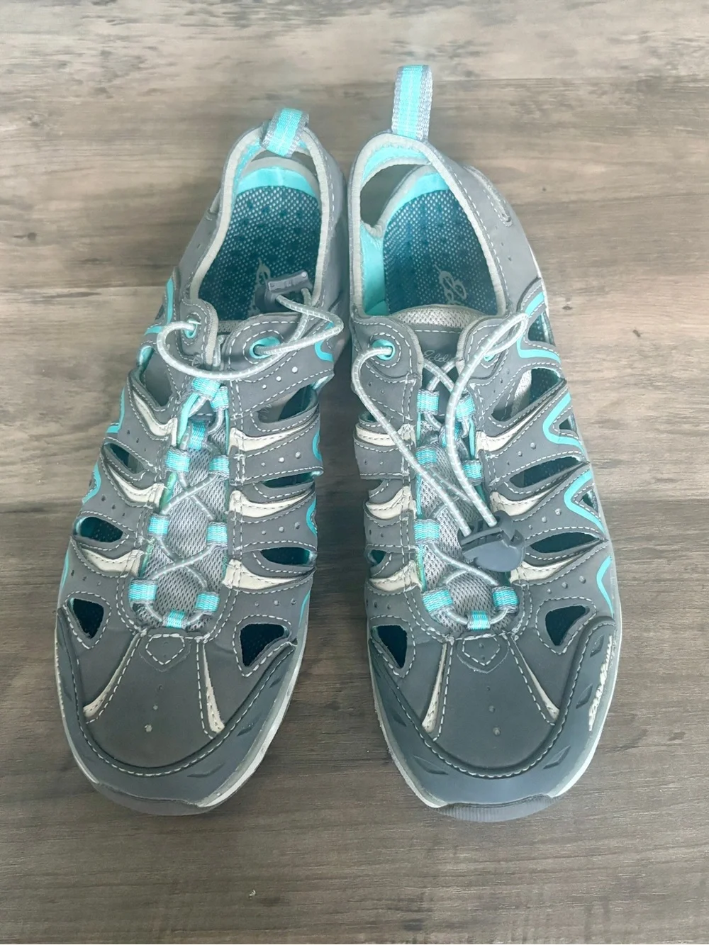 Eddie Bauer Stine Amphib Women’s Grey & Teal Water Shoes